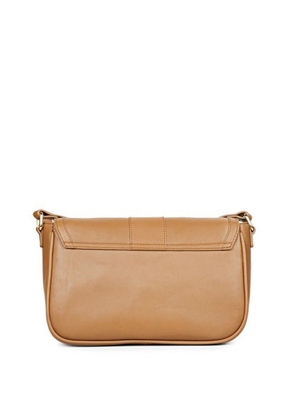 Favore Women Tan Leather Sling Bags
