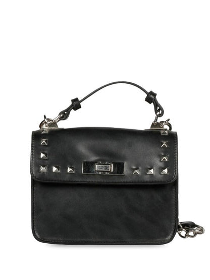 Favore Women Black Leather Satchel Bags