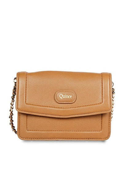 Favore Women Rust Leather Sling Bags