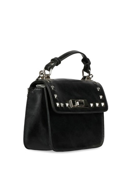 Favore Women Black Leather Satchel Bags