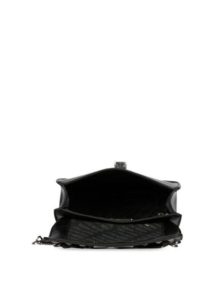 Favore Women Black Leather Satchel Bags