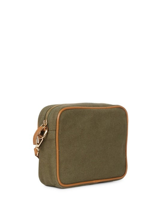 Favore Women Olive Leather Crossbody Fanny Bags