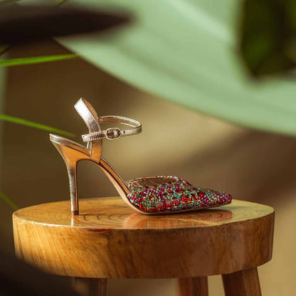 Saint Elio Multi Hand Woven Leather Pumps