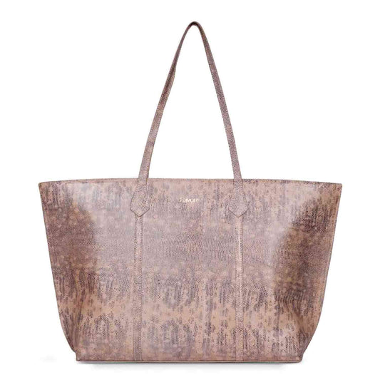 Favore Peach Womens  Leather Structured Shoulder Bag