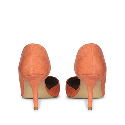 Saint Layla Rose Suede Leather Pumps